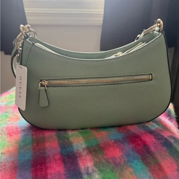 GUESS Mint Green Shoulder Bag - Picture 2 of 5